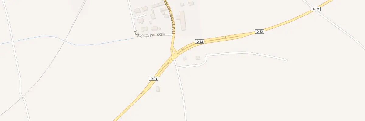 Plan du 2 Rue Belles Caves à Bellevigne-les-Châteaux