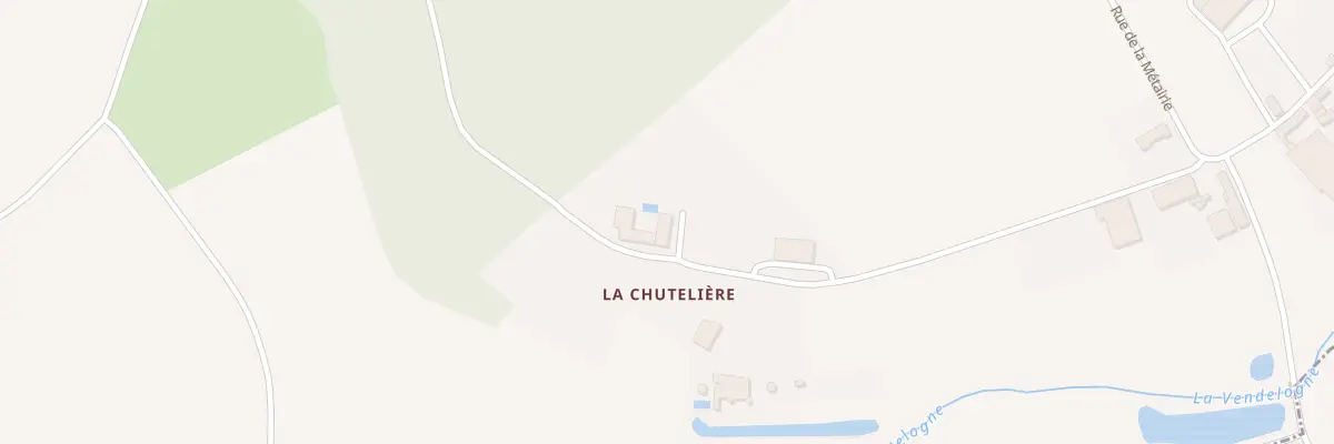 Plan du 1 La Chutelière à La Ferrière-en-Parthenay