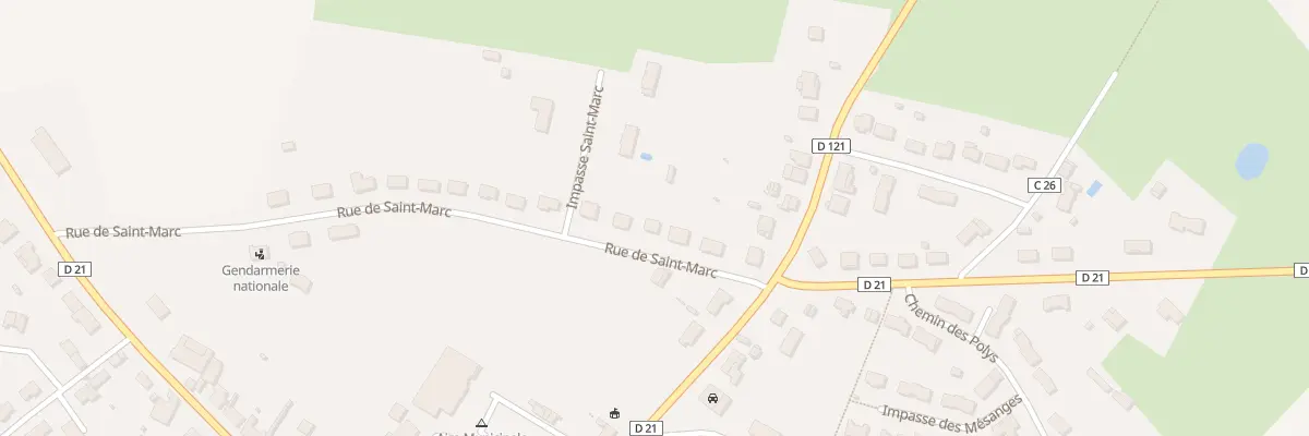 Plan du 4 Rue Saint Marc à Ménigoute