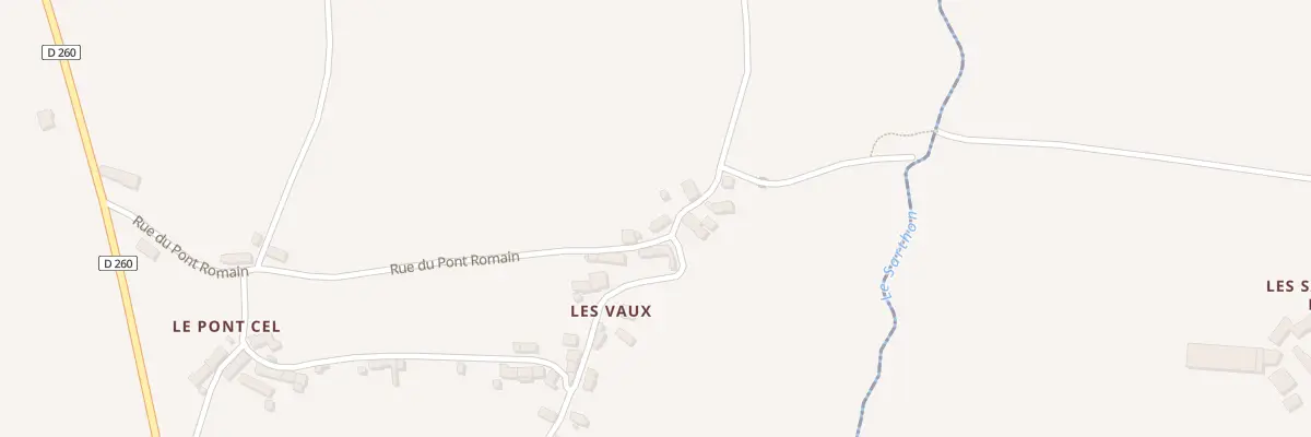 Plan du 5081 Les Vaux à Ravigny