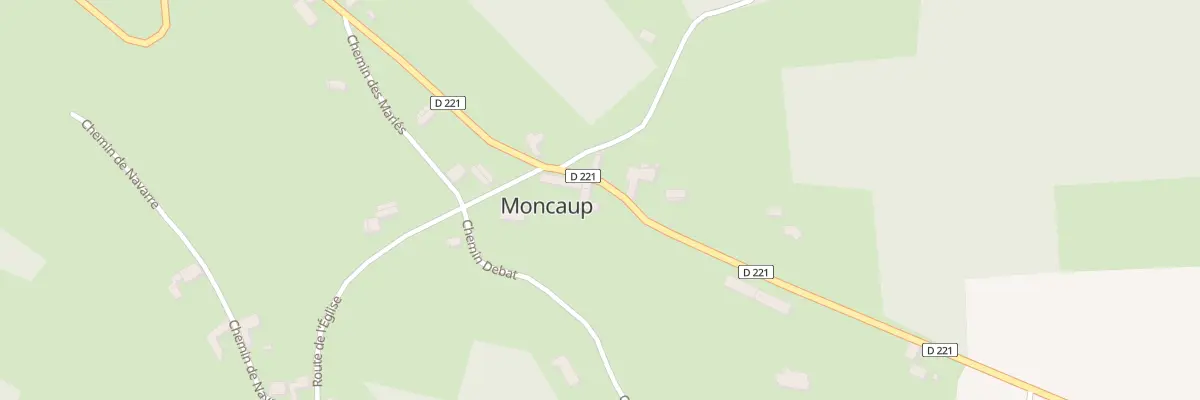 Plan du 4 Rte de la Bigorre à Moncaup