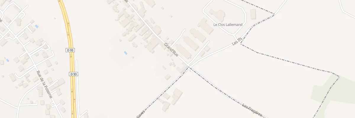 Plan du 108 Grand’Rue à Varrains