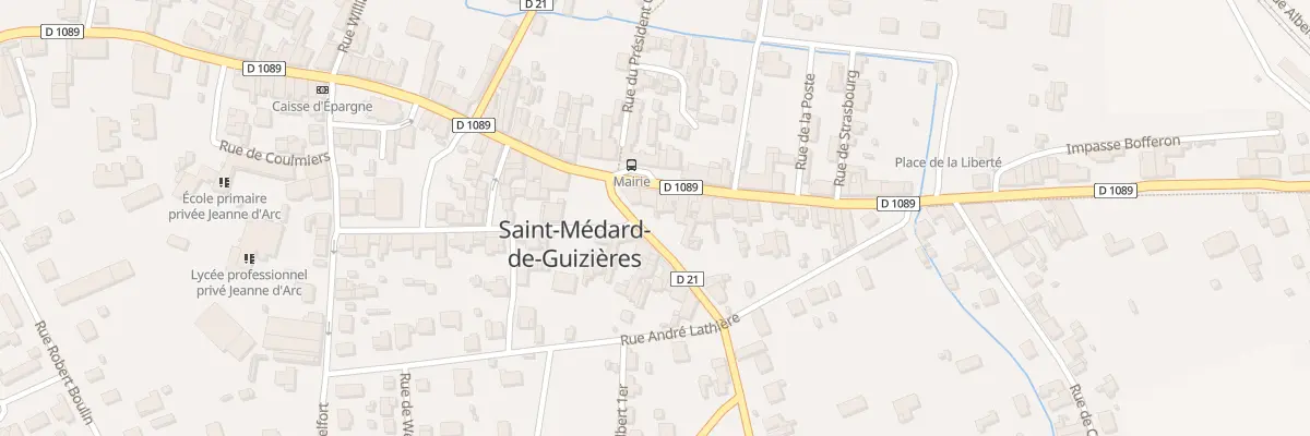 Plan du 69 Rue de la République à Saint-Médard-de-Guizières