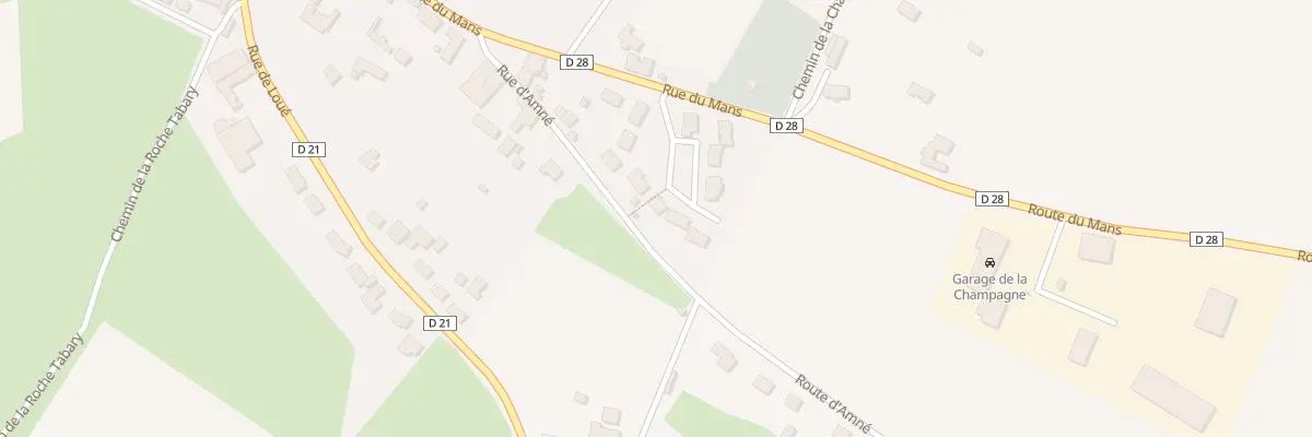Plan du 7 Imp de la Garenne à Bernay-Neuvy-en-Champagne