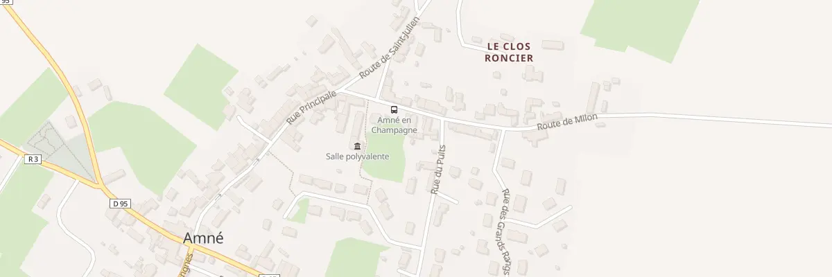 Plan du 6 Rte de Milon à Amné