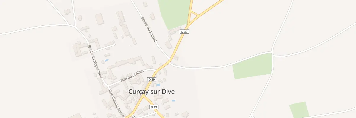 Plan du 2 Rte des Trois Moutiers à Curçay-sur-Dive