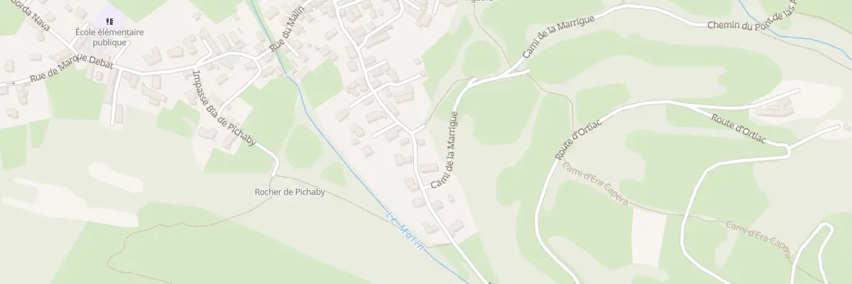 Plan du 31 Rte d’Ortiac à Villelongue