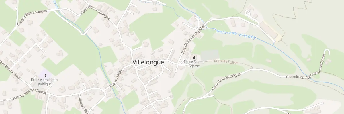 Plan du 19 Rue de l’Eglise à Villelongue