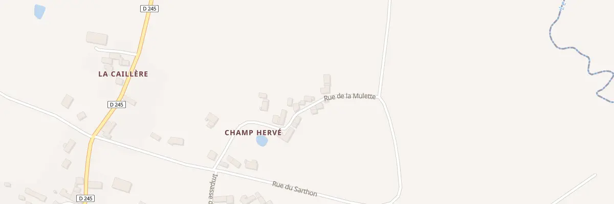 Plan du 199 Rue de la Mulette à Ravigny