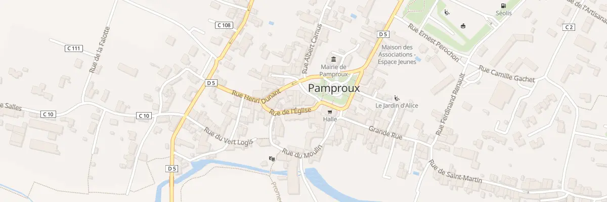 Plan du 13 Rue de l’Eglise à Pamproux