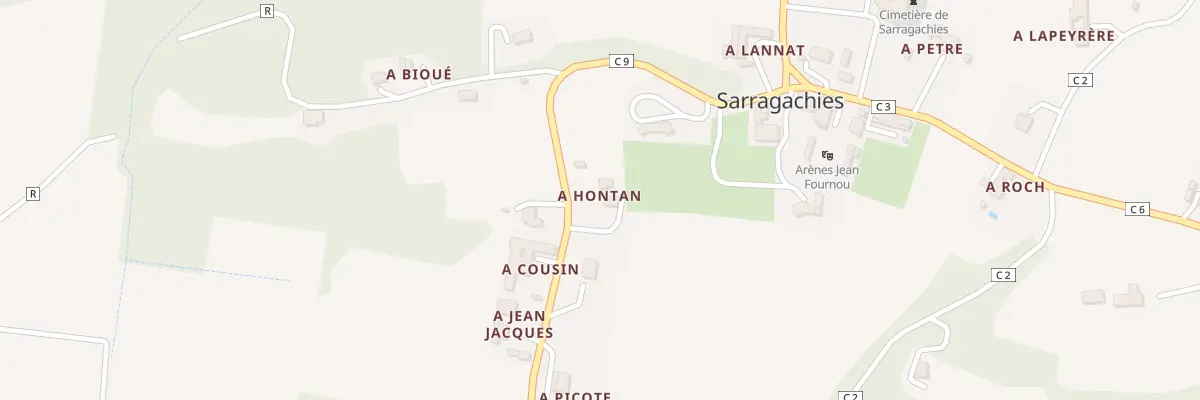 Plan du 5119 A Hontan à Sarragachies