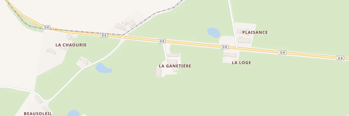 Plan du 5154 La Gannetiere à Courcelles-la-Forêt