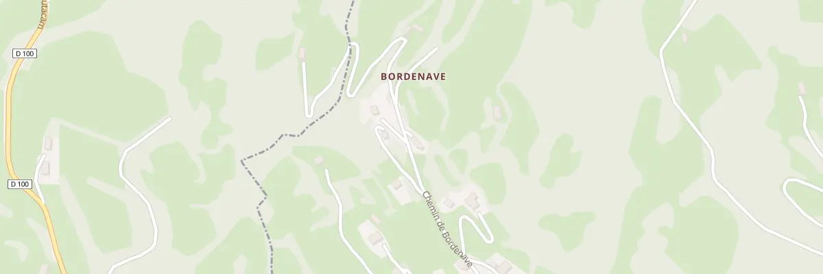 Plan du 5100 Bordenave à Vier-Bordes