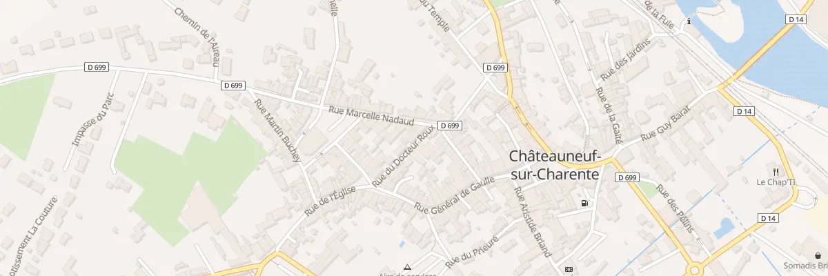 Plan du 4 Rue du Docteur Roux à Châteauneuf-sur-Charente