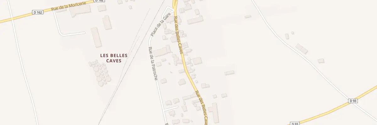 Plan du 19 Rue Belles Caves à Bellevigne-les-Châteaux