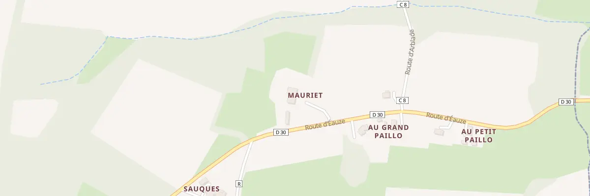 Plan du 5033 A Mauriet à Lias-d’Armagnac