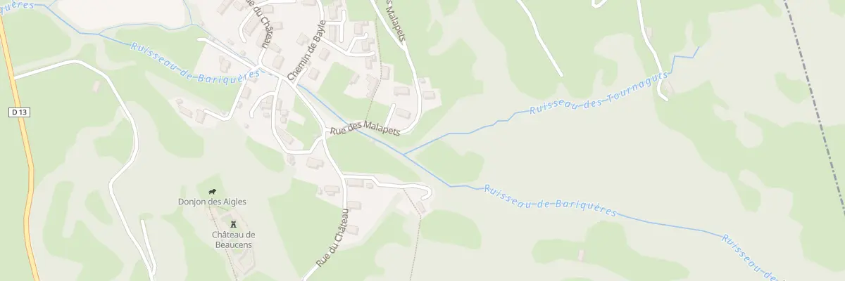 Plan du 4 Rue des Malapets à Beaucens