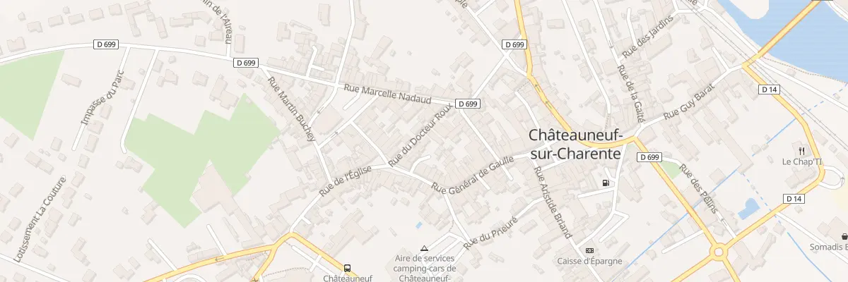 Plan du 9 Rue du Docteur Roux à Châteauneuf-sur-Charente