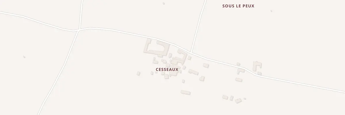 Plan du 5109 Cesseaux à Moulidars