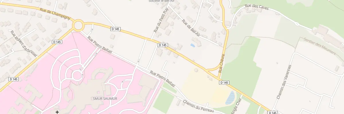 Plan du 127 Rue de Champigny à Saumur