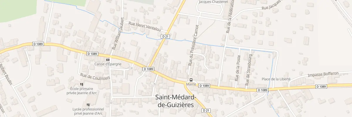 Plan du 80 Rue de la République à Saint-Médard-de-Guizières