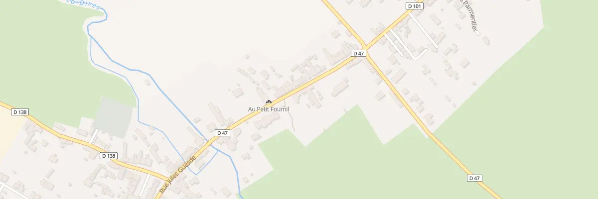Plan du 45 Rue Jules Guesde à Mézidon Vallée d’Auge