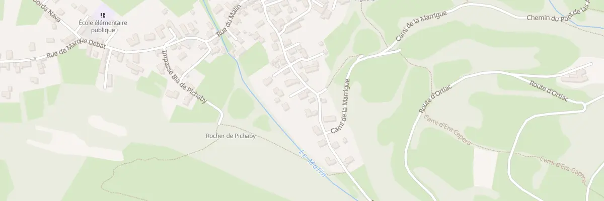Plan du 5100 Rte d’Ortiac à Villelongue