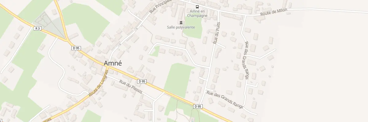 Plan du 1 Rue des Merisiers à Amné