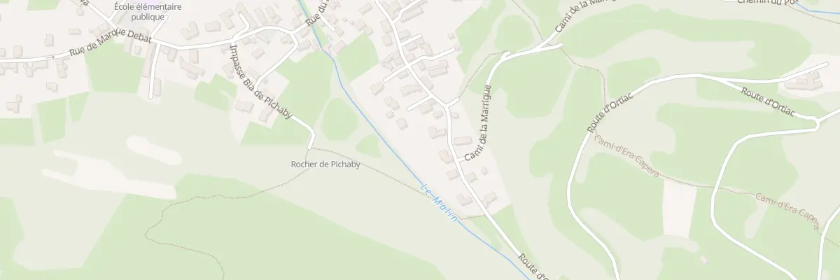 Plan du 30 Rte d’Ortiac à Villelongue