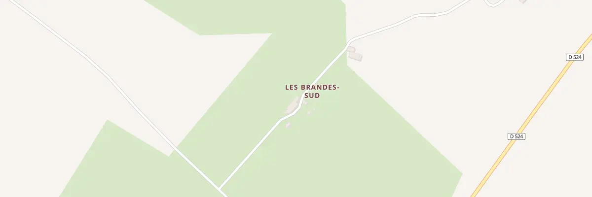 Plan du 2 Les Brandes à Vasles