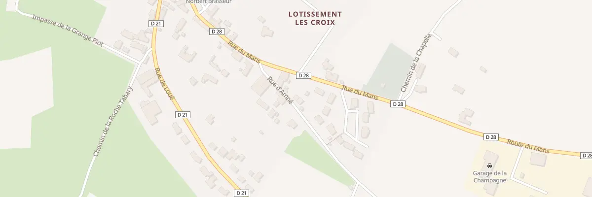 Plan du 3 Rue D Amne à Bernay-Neuvy-en-Champagne