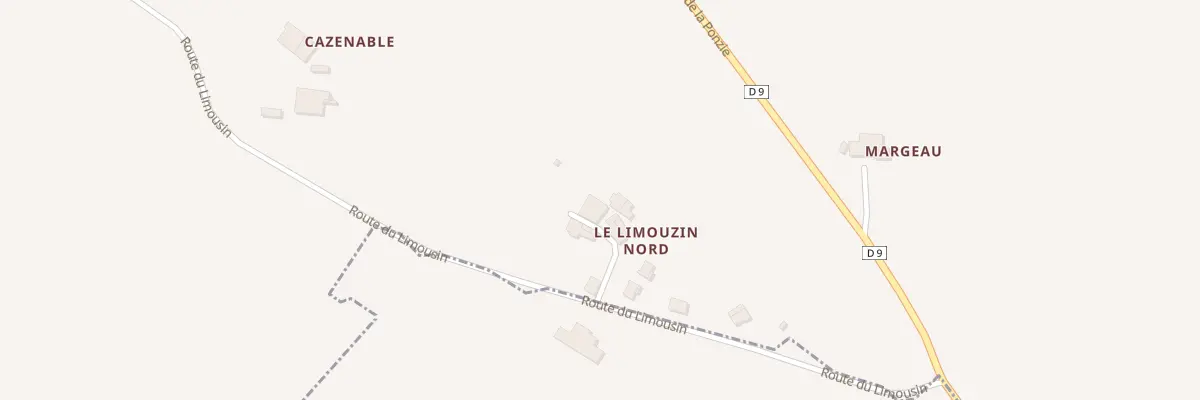 Plan du 5 Le Limouzin Nord aux Esseintes