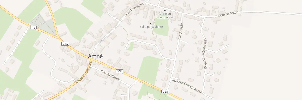 Plan du 3 Rue des Merisiers à Amné