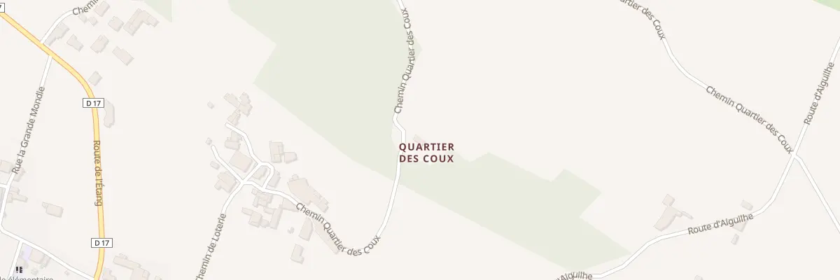 Plan du 1 Quartier des Coux à Saint-Genès-de-Castillon