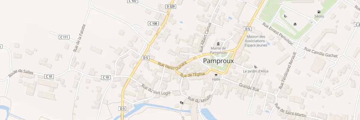 Plan du 8 Rue Henri Dunant à Pamproux