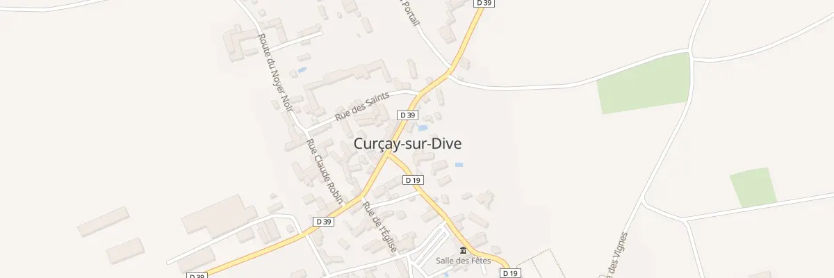Plan du 1 Rue du Donjon à Curçay-sur-Dive