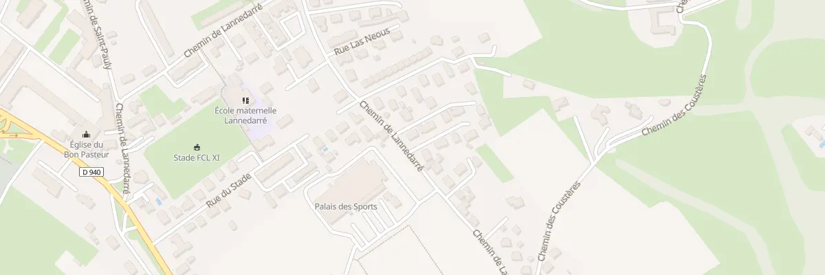 Plan du 1 Rue des Frères Nicolau à Lourdes