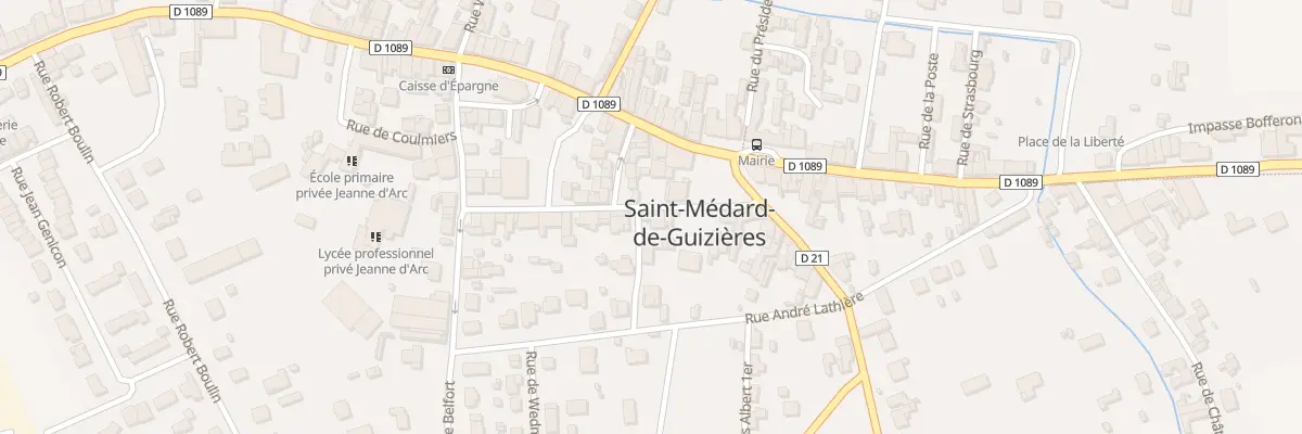 Plan du 3 Rue du 14 Juillet à Saint-Médard-de-Guizières