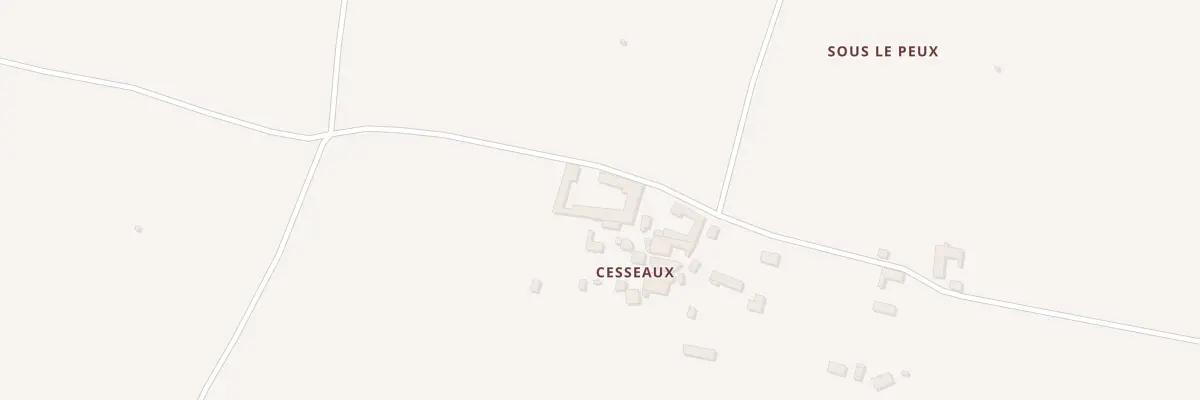 Plan du 5113 Cesseaux à Moulidars