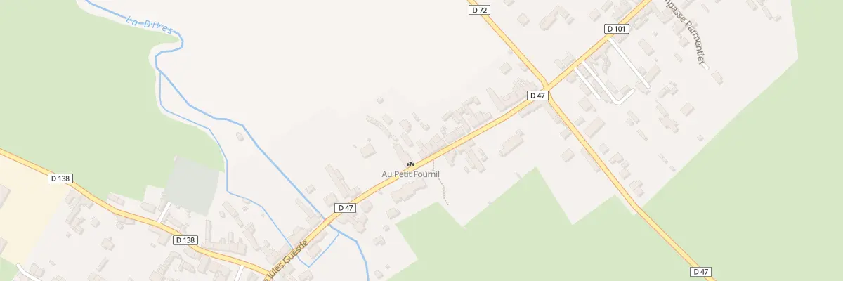 Plan du 74 Rue Jules Guesde à Mézidon Vallée d’Auge
