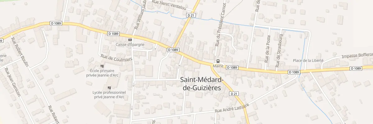 Plan du 75B Rue de la République à Saint-Médard-de-Guizières