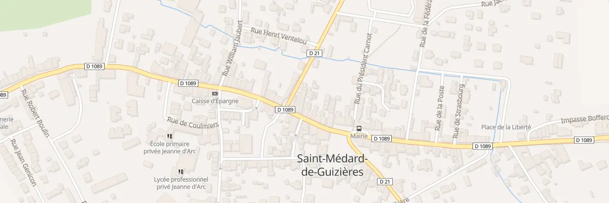 Plan du 90B Rue de la République à Saint-Médard-de-Guizières