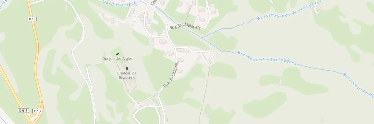 Plan du 49 Rue du Château à Beaucens