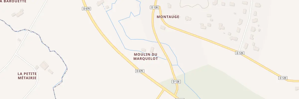 Plan du 3 Moulin du Marquelot à Bagas