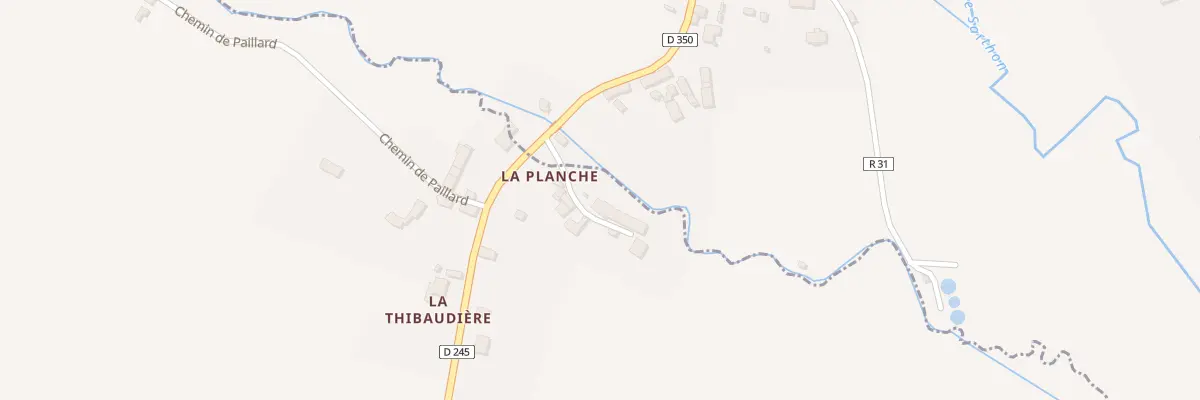 Plan du 5031 La Planche à Ravigny