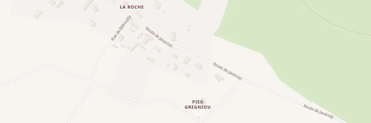 Plan du 50 Rte de Javarzay à Bougon