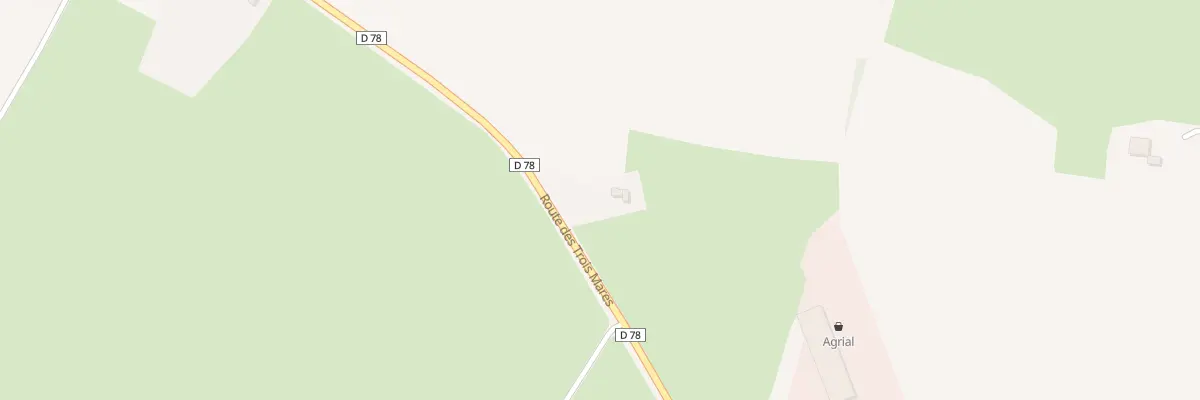 Plan du 1618 Rte des Trois Mares à Hotot-en-Auge