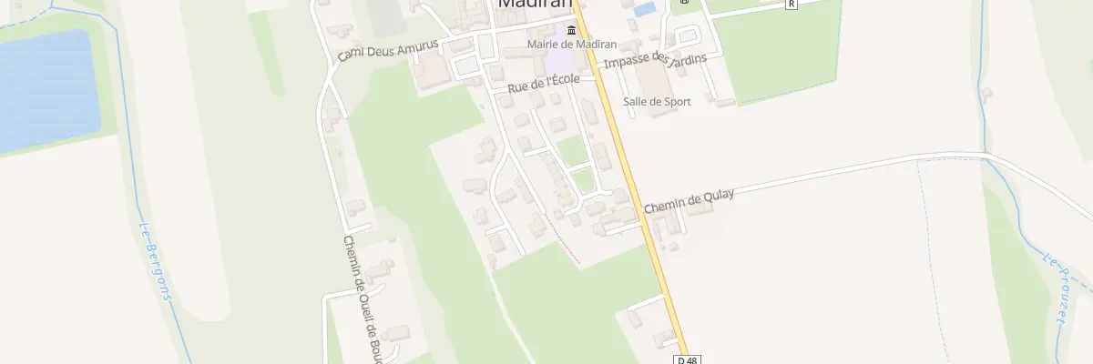 Plan du 17 Imp Congalinon à Madiran
