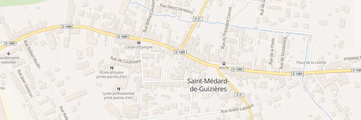 Plan du 85 Rue de la République à Saint-Médard-de-Guizières