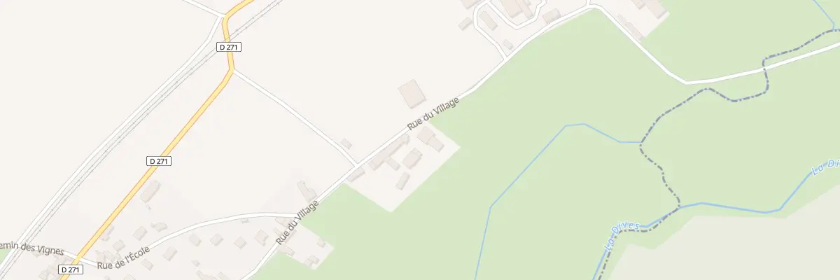 Plan du 37 Rue du Village à Vendeuvre